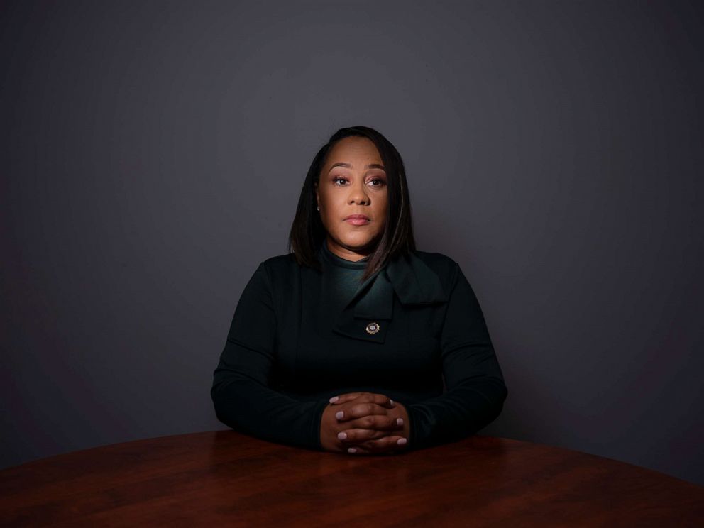 PHOTO: Fani Willis, the District Attorney of Fulton County, Georgia inside her office chambers in the Fulton County Justice Center Tower in Atlanta, Sept. 20, 2022.