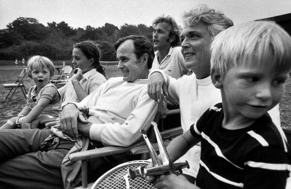 PHOTO: Ambassador George Bush enjoys time with his family.