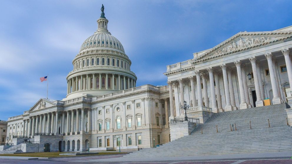 Exterior view of the U.S. Capitol building, in Washington, Jan. 18, 2017. 