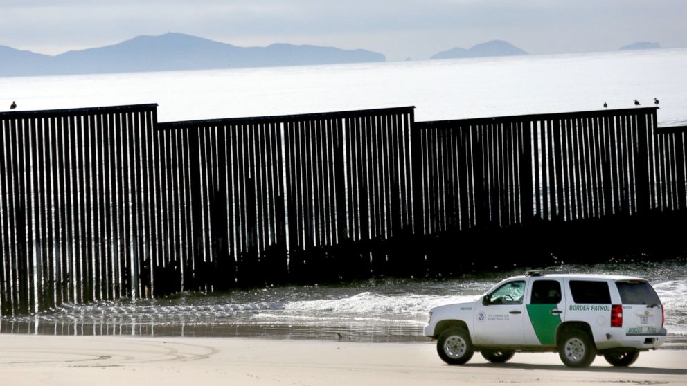 PHOTO: The U.S.-Mexican border fence is seen at Friendship Park and Playas de Tijuana in San Ysidro, California on December 10, 2016. 