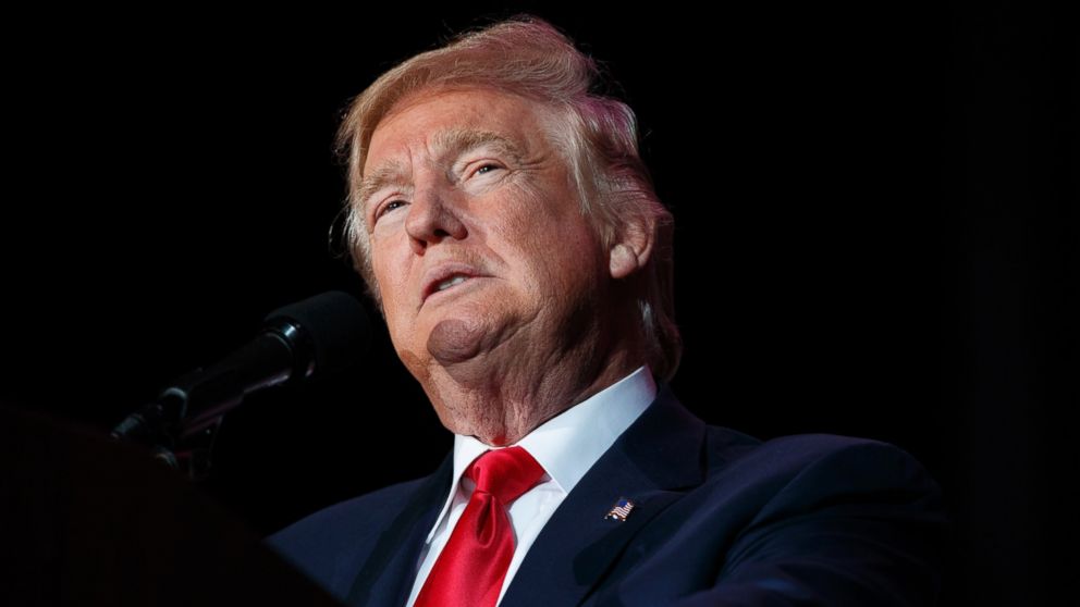 President-elect Donald Trump speaks during a rally in Orlando, Florida, Dec. 16, 2016. 