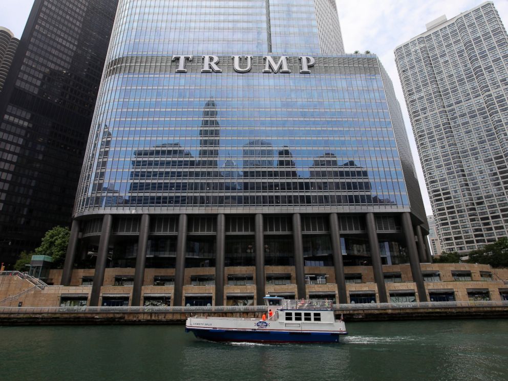 PHOTO: Trump International Hotel and Tower is seen here, June 19, 2014, in Chicago, Illinois.