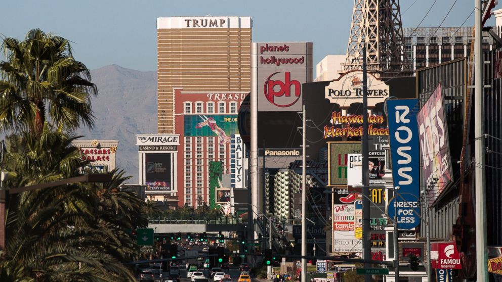 PHOTO: The Las Vegas strip is seen, Oct. 18, 2016 in Las Vegas, Nevada.