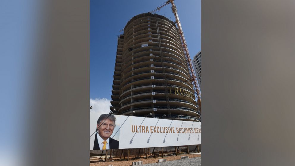 PHOTO: Trump Tower is pictured under construction in the exclusive Uruguayan resort of Punte del Este near Montevideo in Uruguay, Dec. 4, 2016. 