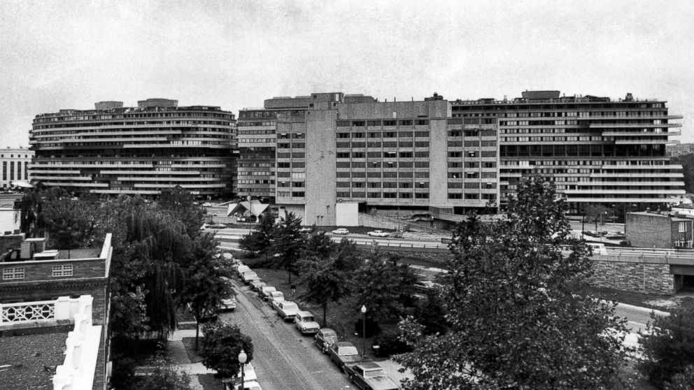 PHOTO: The Watergate apartment & hotel complex, Oct. 18, 1972 (rear of the Howard Johnson motel/restaurant visible in the center). 