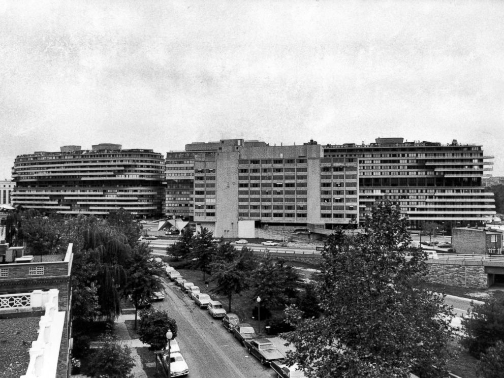 PHOTO: The Watergate apartment & hotel complex, Oct. 18, 1972 (rear of the Howard Johnson motel/restaurant visible in the center).