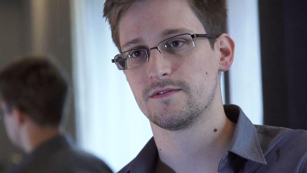 PHOTO: In this handout photo provided by The Guardian, Edward Snowden speaks during an interview in Hong Kong.