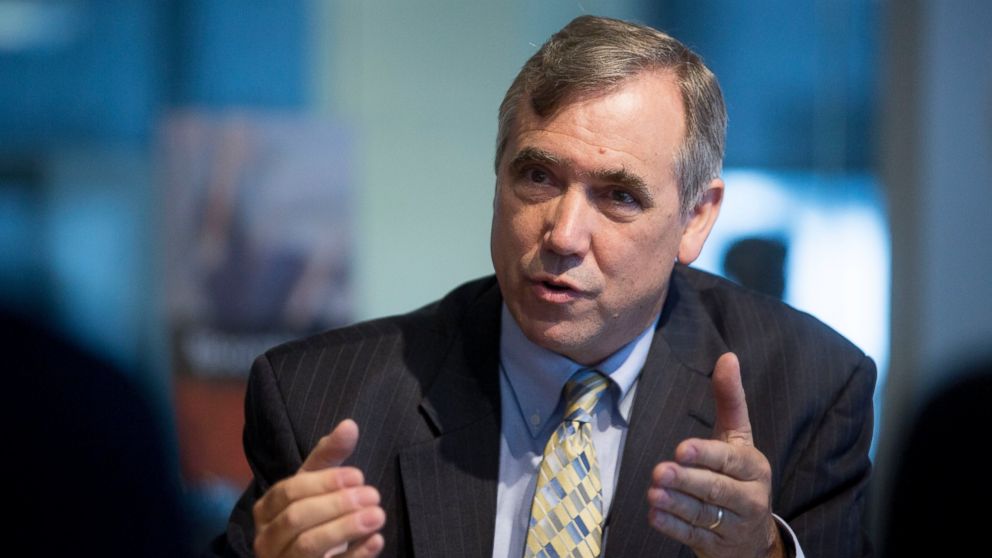 PHOTO: Senator Jeff Merkley, a Democrat from Oregon, speaks during an interview in Washington in this July 27, 2015 file photo.