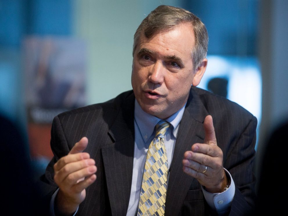 PHOTO: Senator Jeff Merkley, a Democrat from Oregon, speaks during an interview in Washington in this July 27, 2015 file photo.