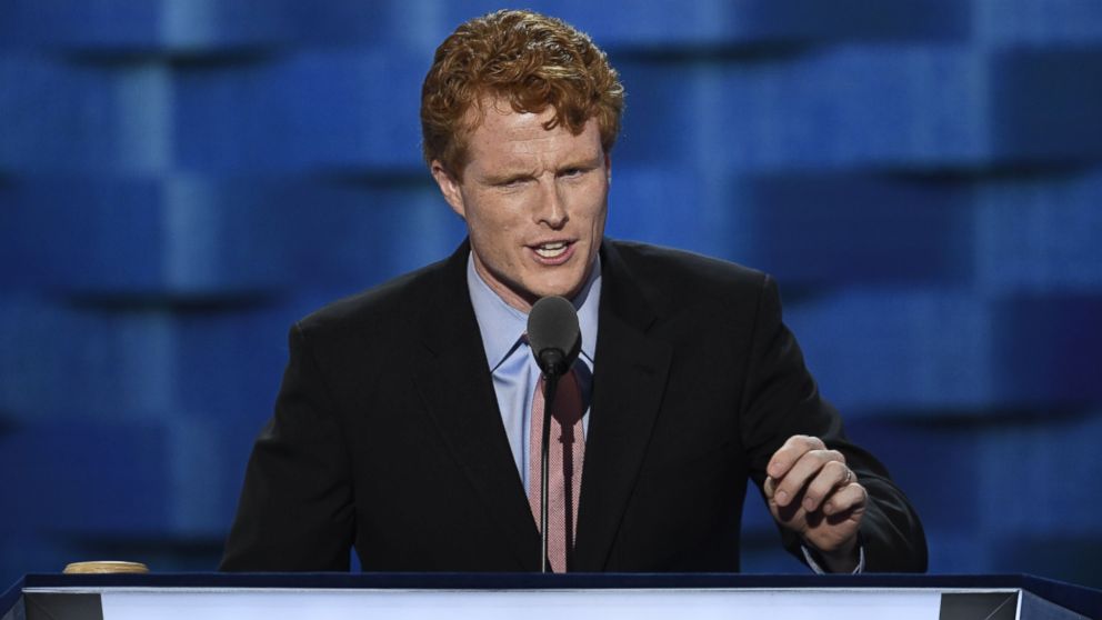Representative Joe Kennedy, a Democrat from Massachusetts, speaks during the Democratic National Convention (DNC) in Philadelphia, July 25, 2016.