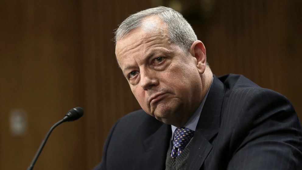 PHOTO: Retired Marine Corps Gen. John Allen, special presidential envoy for the global coalition to counter ISIL, testifies before the Senate Foreign Relations Committee on Feb. 25, 2015 in Washington.