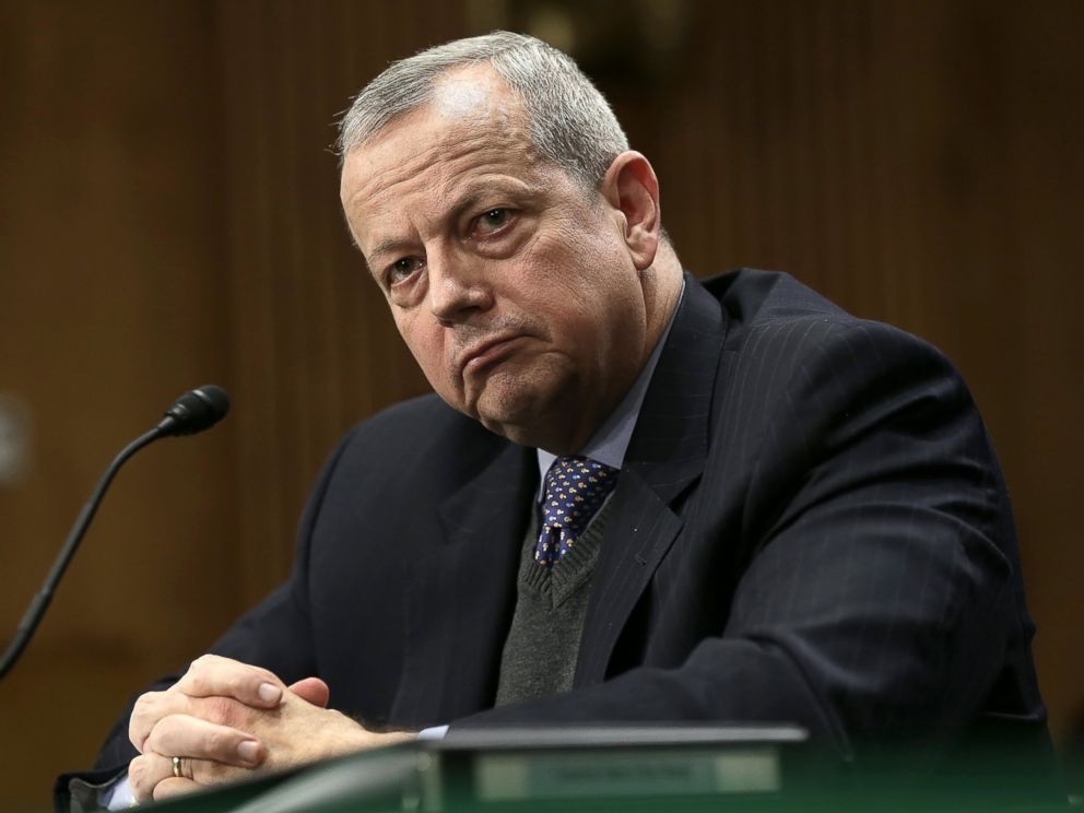 PHOTO: Retired Marine Corps Gen. John Allen, special presidential envoy for the global coalition to counter ISIL, testifies before the Senate Foreign Relations Committee on Feb. 25, 2015 in Washington.