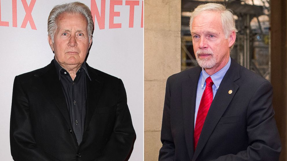 Martin Sheen attends Netflix's "Grace & Frankie" Q&A screening event, May 26, 2015, in West Hollywood, California. Sen. Ron Johnson leaves the Senate Republicans' lunch in the Capitol, Dec. 2, 2015.