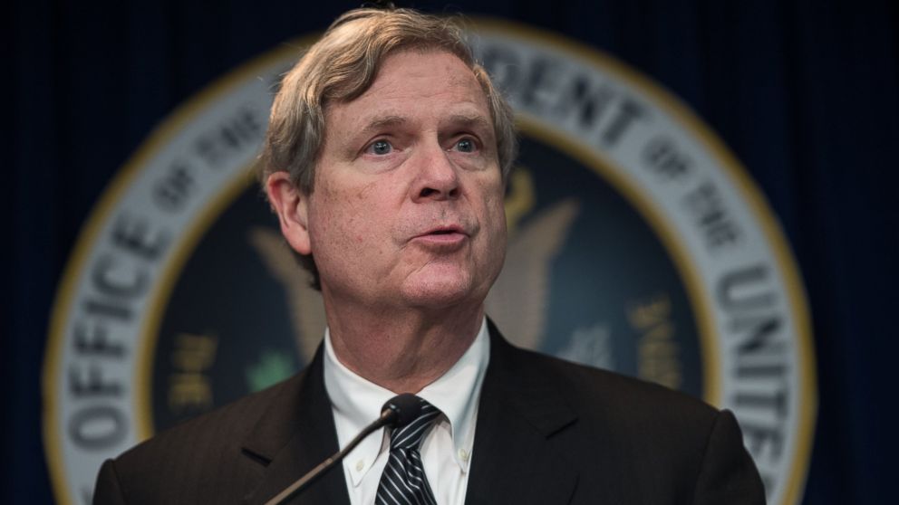 PHOTO: US Agriculture Secretary Tom Vilsack speaks at a press conference in Washington, March 18, 2015.