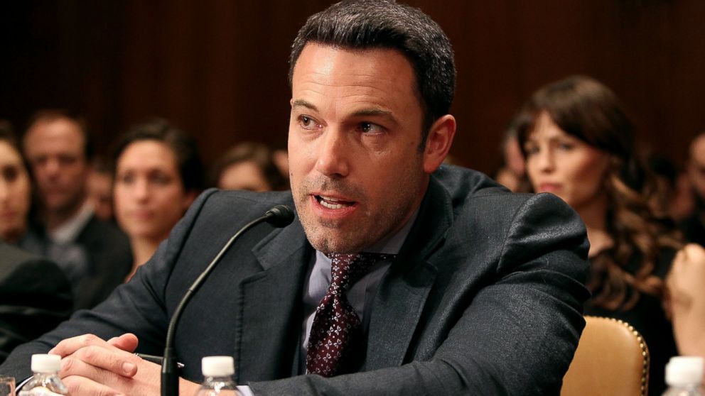 Ben Affleck testifies before a Senate Appropriations State, Foreign Operations, and Related Programs Subcommittee hearing on "Diplomacy, Development, and National Security" on Capitol Hill in Washington, March 26, 2015. 