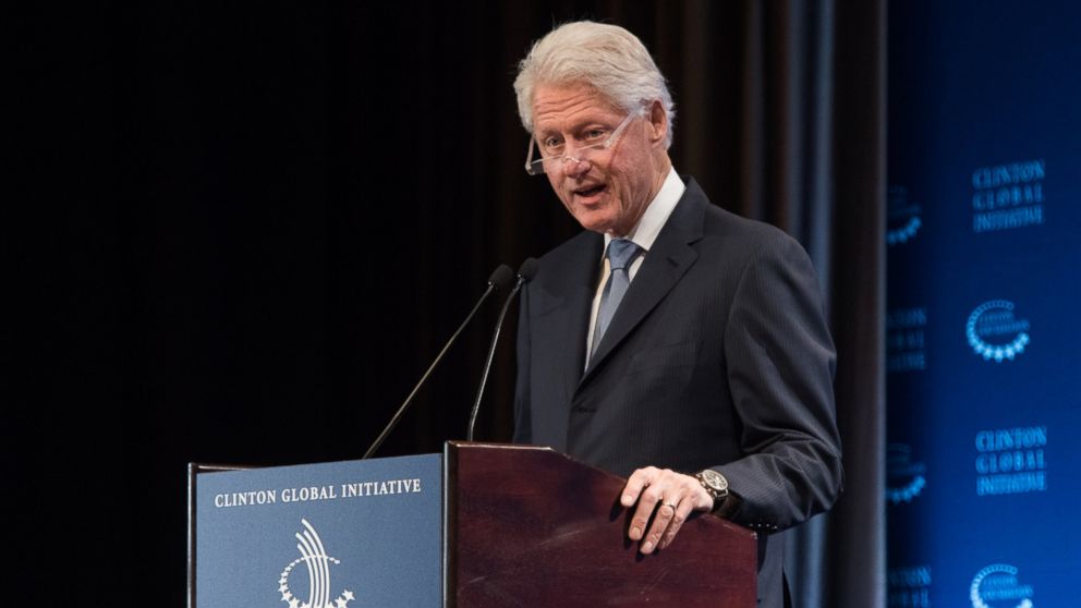 Bill Clinton speaks at The Clinton Global Initiative Winter Meeting at Sheraton New York Times Square, Feb. 4, 2016 in New York City.