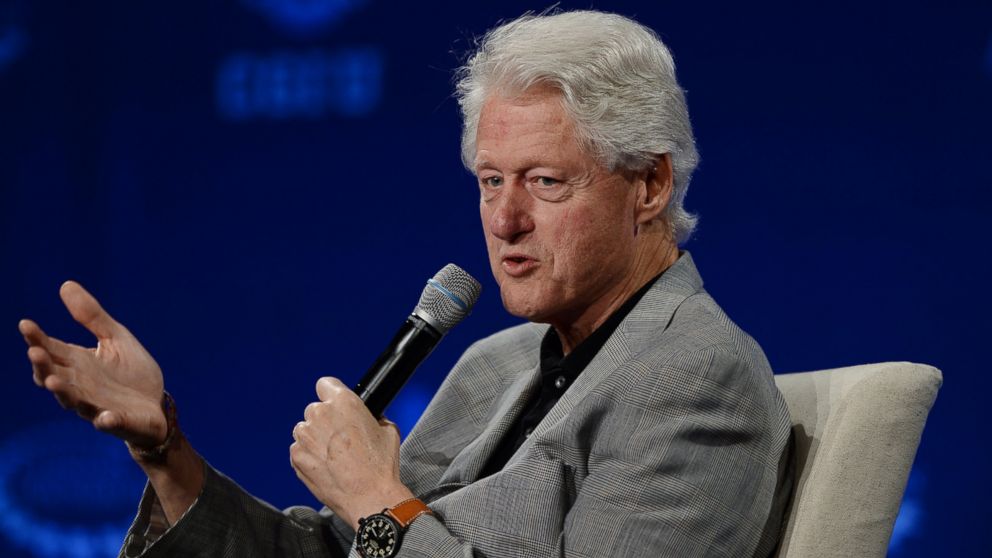Former US President Bill Clinton attends the Clinton Global Initiative University at University of Miami on March 7, 2015 in Miami, Fla. 