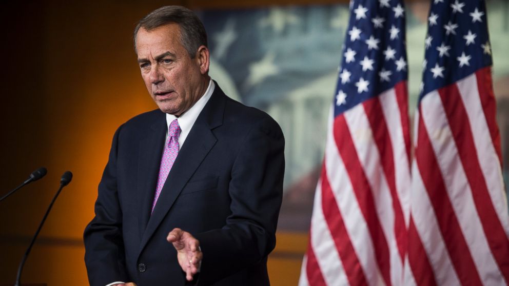 Speaker of the House John Boehner speaks in the Capitol on Feb. 6, 2014 in Washington, D.C.  
