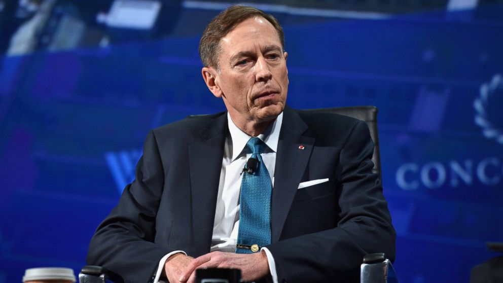 Former Director, Central Intelligence Agency Gen. (Ret.) David H. Petraeus speaks at the 2016 Concordia Summit - Day 1 at Grand Hyatt New York, Sept. 19, 2016 in New York City.  