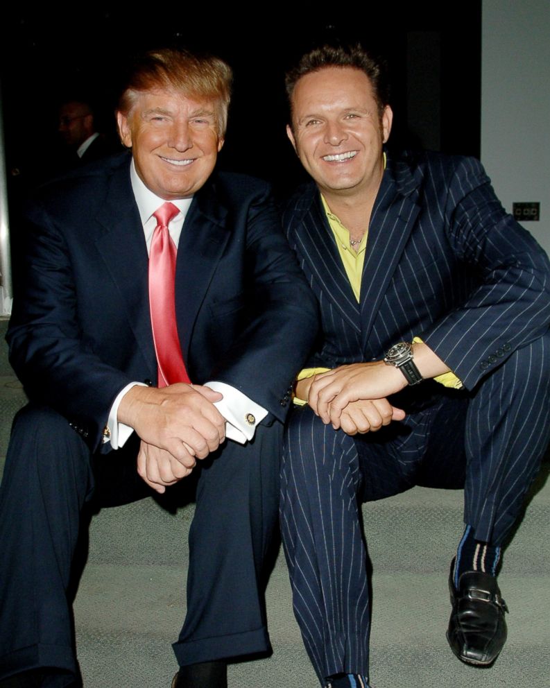 PHOTO: Donald Trump and Mark Burnett during "The Apprentice" Finale Arrivals at California Mart in Los Angeles, June 5, 2006.