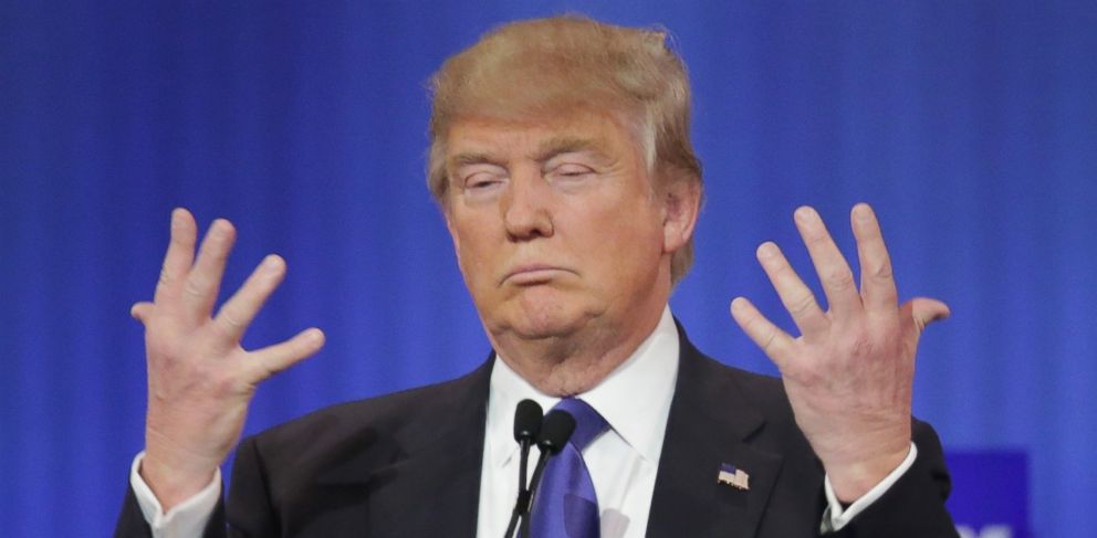 Joke Finger Puppet Small  Funny Trump Super Tiny Hand 