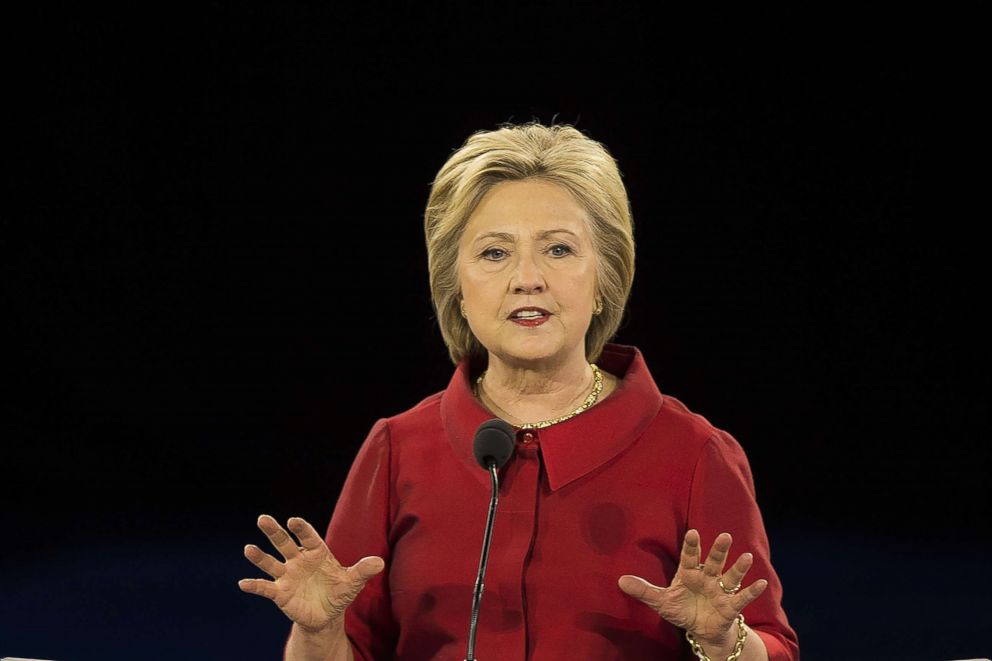 PHOTO: Democratic presidential candidate Hillary Clinton speaks during the 2016 AIPAC Policy Conference in Washington, March 21, 2016. 