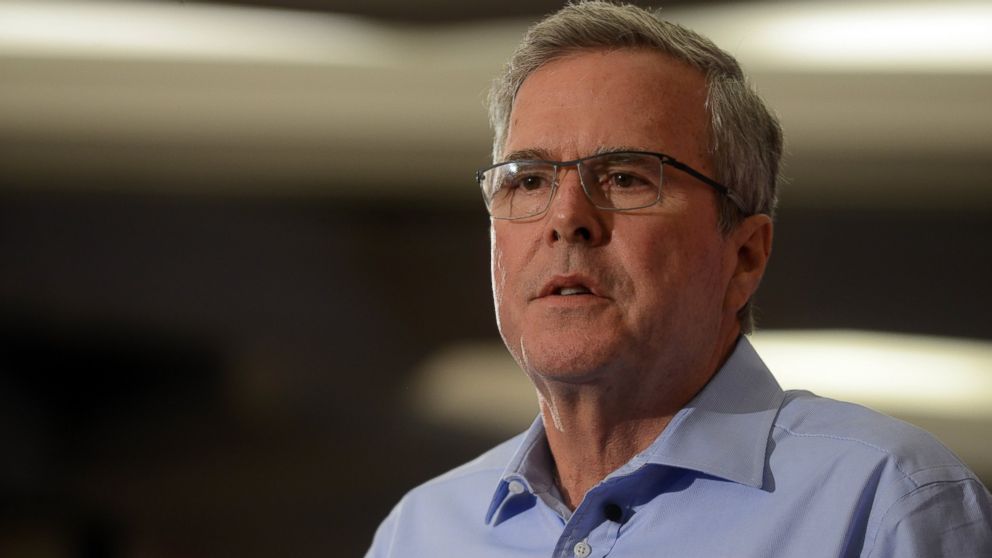 Former Florida Gov. Jeb Bush speaks at the First in the Nation Republican Leadership Summit in Nashua, New Hampshire, April 17, 2015.