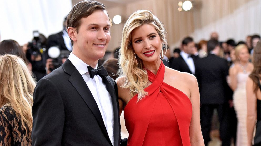 PHOTO: Jared Kushner and wife Ivanka Trump attend the "Manus x Machina: Fashion In An Age Of Technology" Costume Institute Gala at Metropolitan Museum of Art, May 2, 2016, in New York City.