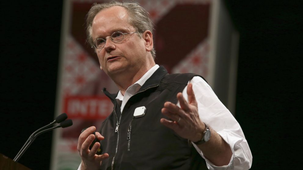 Lawrence Lessig, director of the Edmond J. Safra Center for Ethics at Harvard University, speaks onstage during the 2015 SXSW Music, Film + Interactive Festival, March 14, 2015 in Austin, Texas. 
