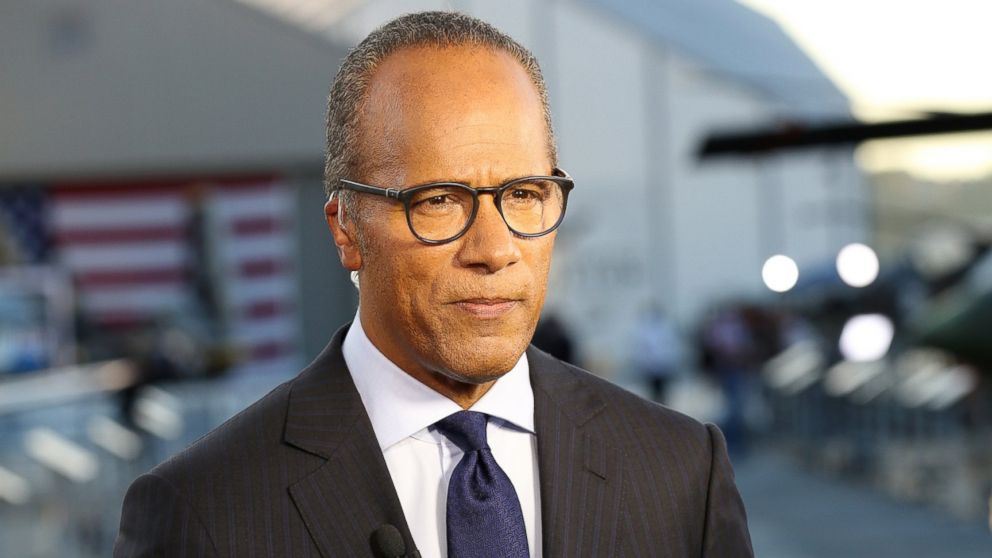 PHOTO: Lester Holt is pictured at "Commander-In-Chief Forum" on Sept. 7, 2016. 