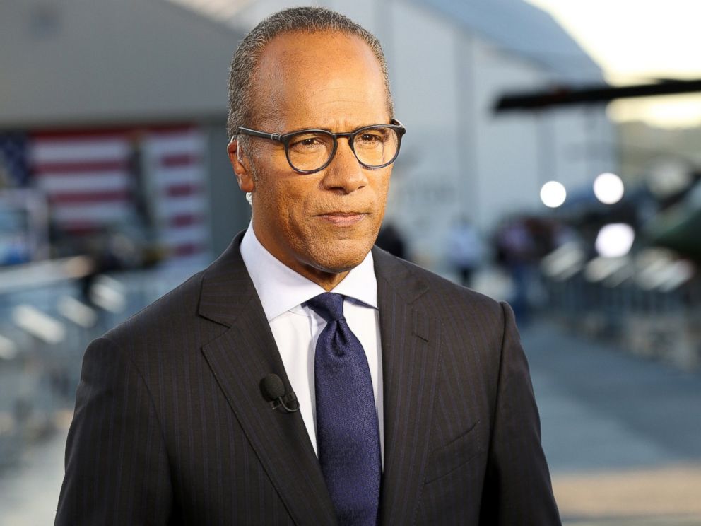 PHOTO: Lester Holt is pictured at Commander-In-Chief Forum on Sept. 7, 2016.