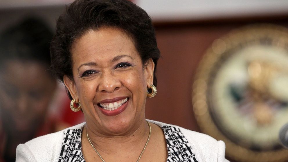 U.S. Attorney General Loretta Lynch attends the quarterly meeting of the Coordinating Council on Juvenile Justice and Delinquency Prevention, June 22, 2015, in Washington.