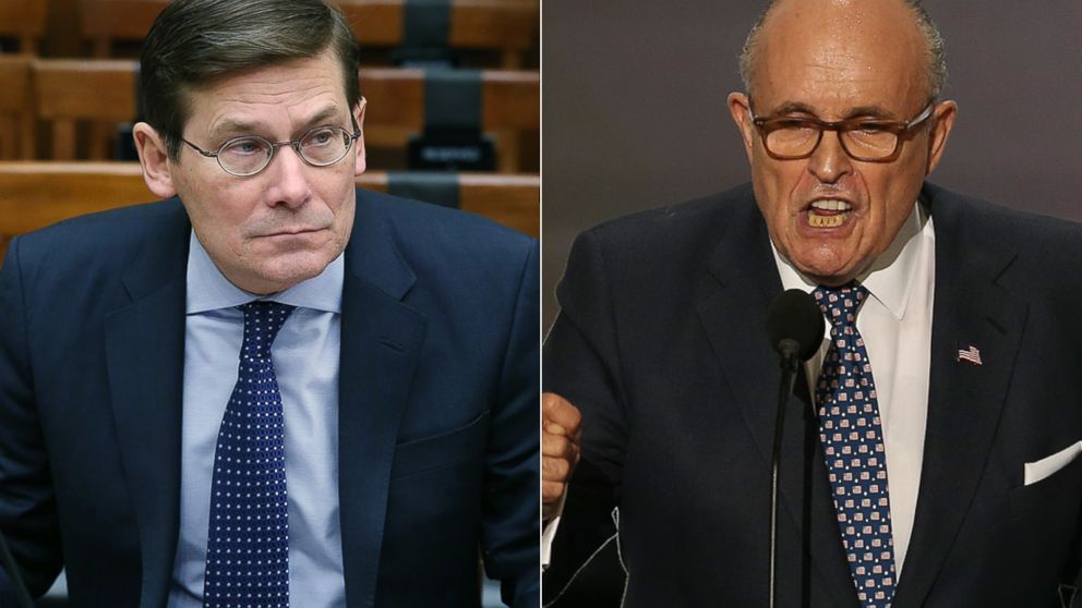 Michael Morell, former acting director of the CIA , prepares to testify to a House Armed Services Committee on Capitol Hill, Jan. 12, 2016, in Washington. | Rudy Giuliani speaks at the Republican National Convention, July 18, 2016, in Cleveland, Ohio.
