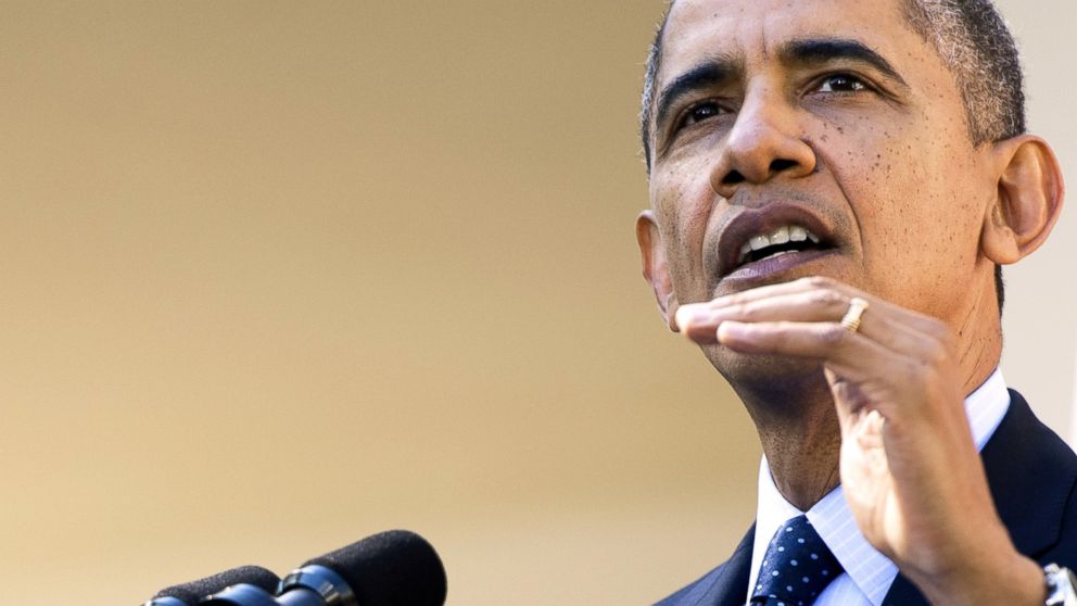 President Barack Obama delivers remarks about the launch of the Affordable Care Act's online enrollment website in the Rose Garden of the White House, Oct. 21, 2013, in Washington.