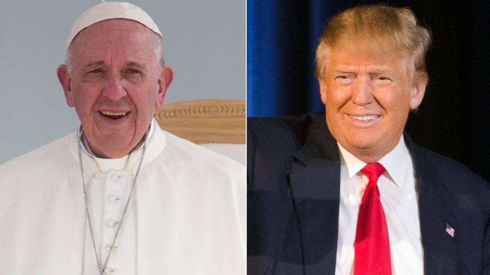satellit Mitt Stor mængde Pope Francis Says Donald Trump Is 'Not Christian' - ABC News
