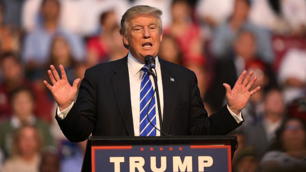 FORT LAUDERDALE, FL - AUGUST 10:  Republican presidential nominee Donald Trump speaks during his campaign event at the BB&T Center on August 10, 2016 in Fort Lauderdale, Florida. Trump continued to campaign for his run for president of the United States.