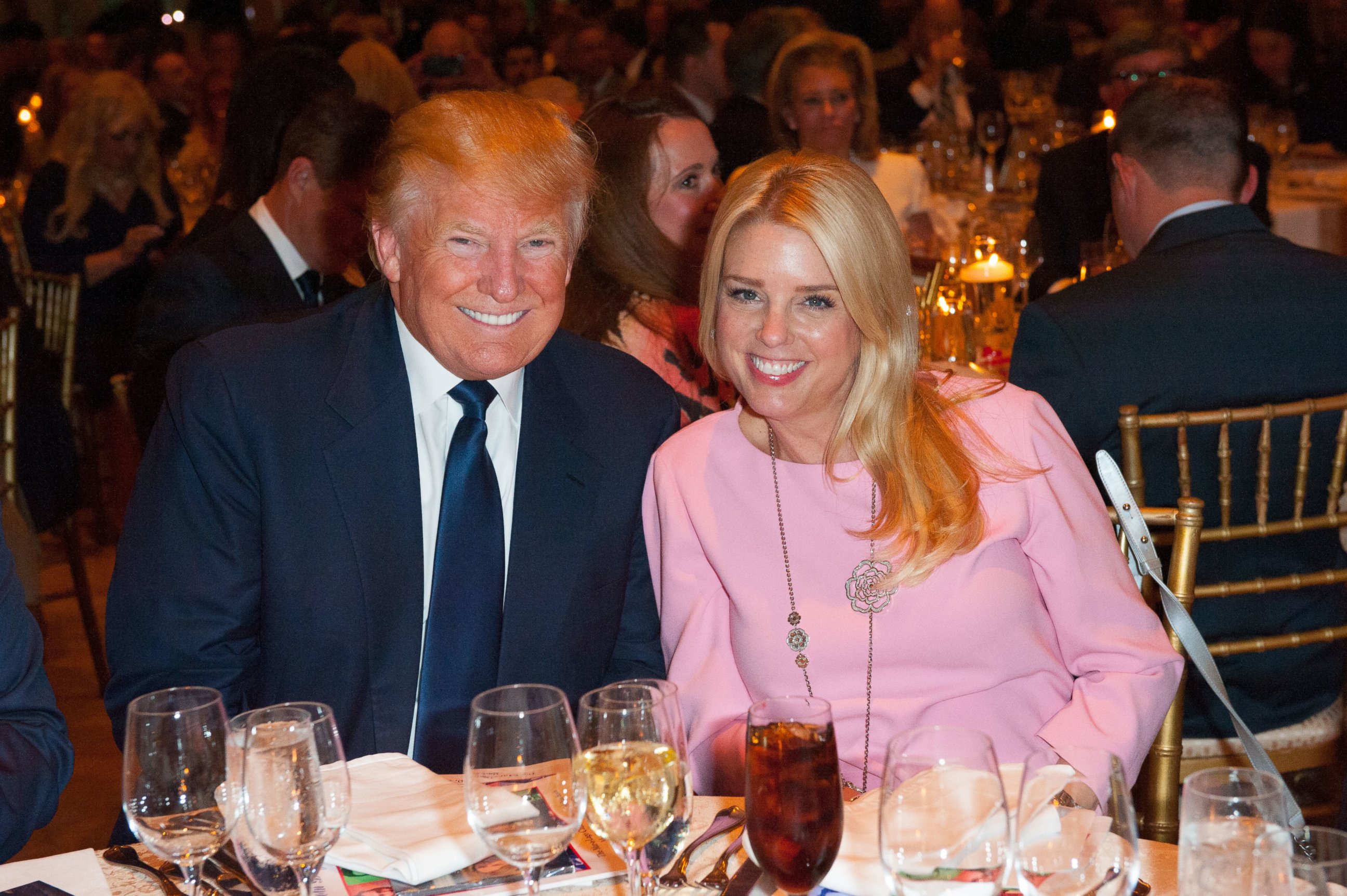 PHOTO: Donald Trump and Pam Bondi attend the Palm Beach Lincoln Day Dinner at Mar-a-Lago, Palm Beach, Florida.