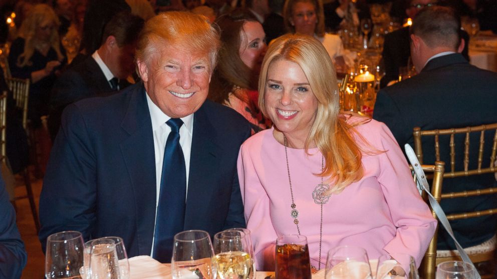 PHOTO: Donald Trump and Pam Bondi attend the Palm Beach Lincoln Day Dinner at Mar-a-Lago, Palm Beach, Florida.