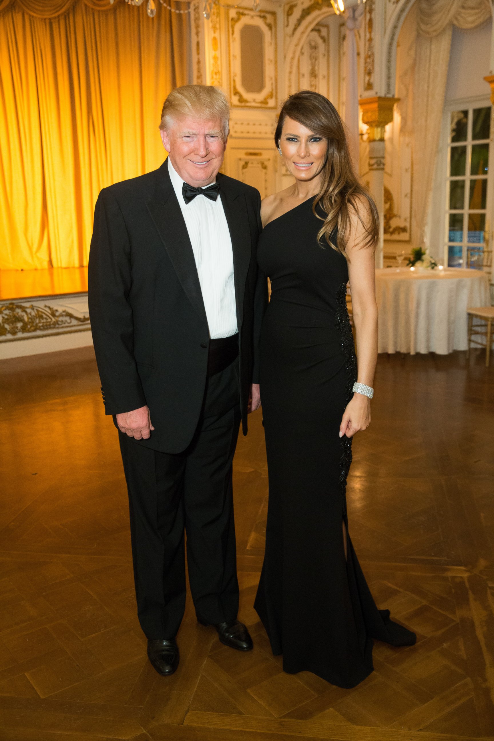 PHOTO:Donald Trump and Melania Trump attend the 58th International Red Cross Ball at The Mar-a-Largo Club, Feb. 28, 2015, in Palm Beach, Fla.    