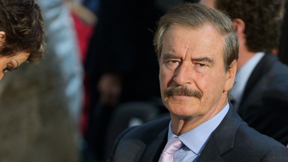 PHOTO: Former Mexican President Vicente Fox is seen before the start of  the Congressional Gold Medal presentation ceremony for Bangladeshi economist Muhammad Yunus, April 17, 2013, in the Rotunda of the U.S. Capitol in Washington.
