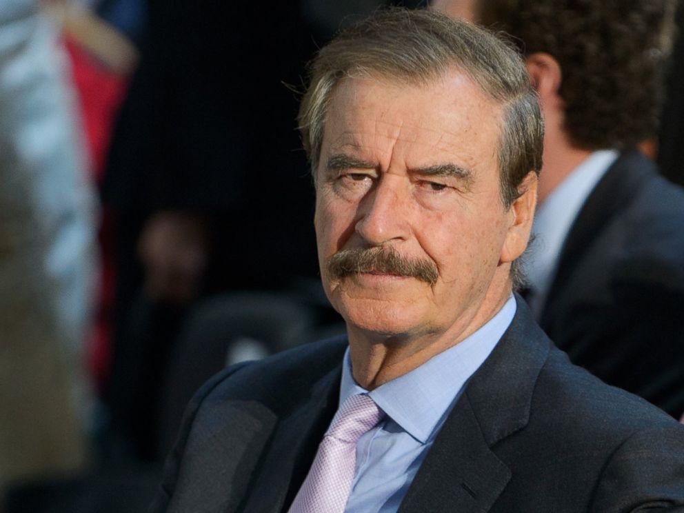 PHOTO: Former Mexican President Vicente Fox is seen before the start of the Congressional Gold Medal presentation ceremony for Bangladeshi economist Muhammad Yunus, April 17, 2013, in the Rotunda of the U.S. Capitol in Washington.