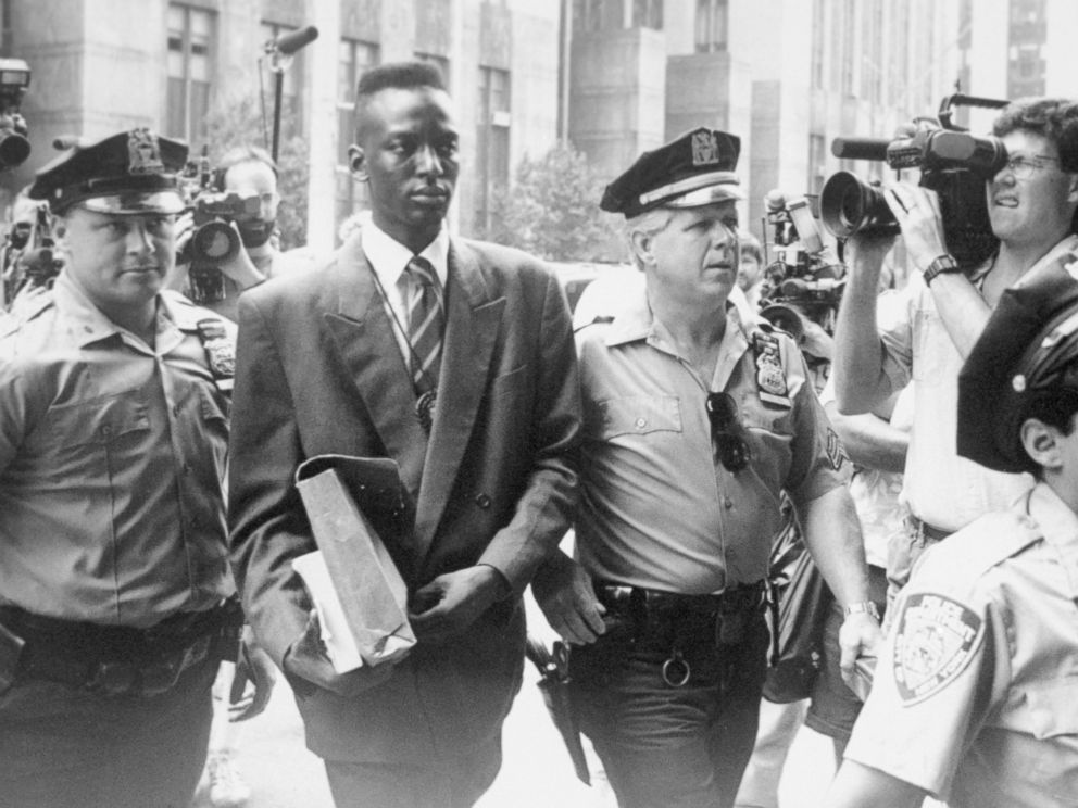 PHOTO: Yusef Salaam, accused rapist of a Central Park jogger, enters the Manhattan Supreme Court for deliberations.