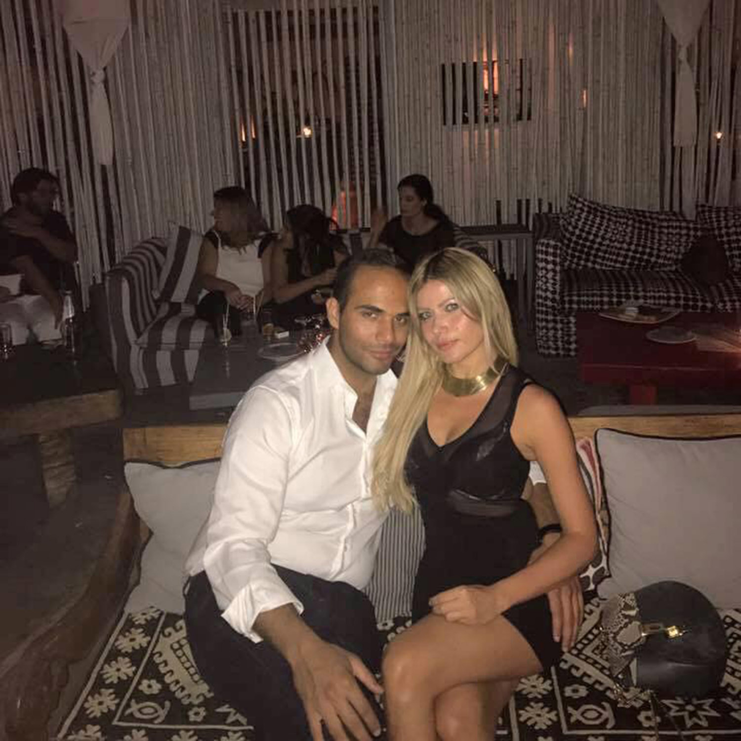 PHOTO: George Papadopoulos is seen with his wife Simona Papadopoulos.