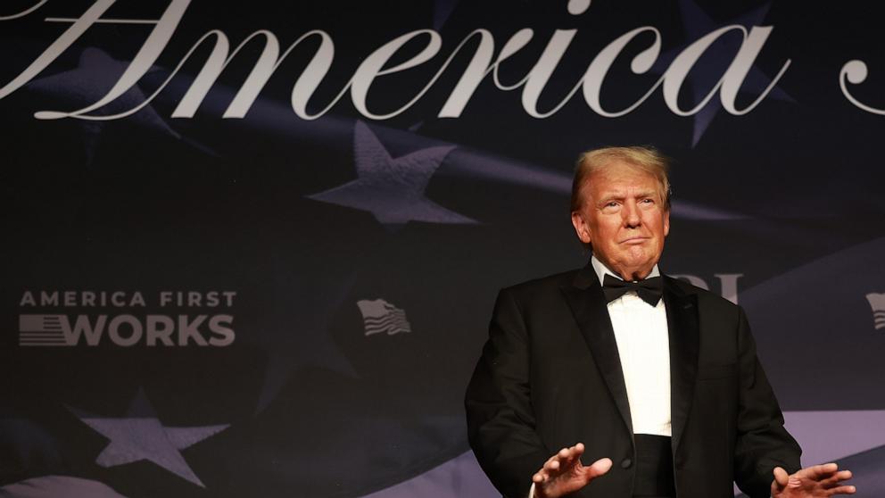 PHOTO: President-Elect Donald Trump Speaks At The America First Policy Institute Gala At Mar-A-Lago