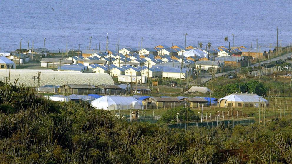PHOTO: The Naval Base of Guantanamo in Cuba, Sept. 11, 2002.