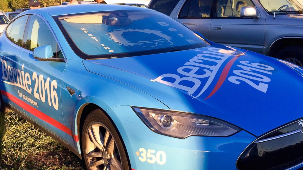 Bernie Sanders super-fan creates Sanders-inspired car and drives around country to raise awareness for his candidate. 