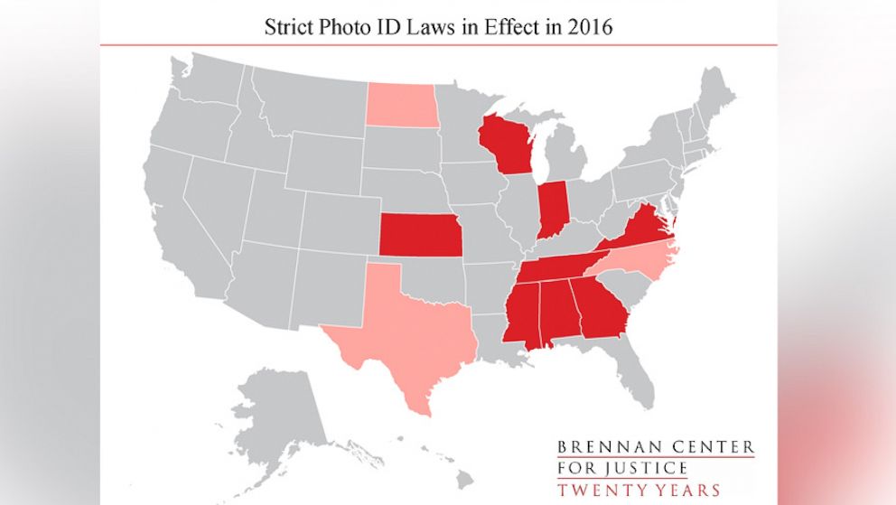 Major Changes in States' Photo ID Laws Ahead of Election ABC News