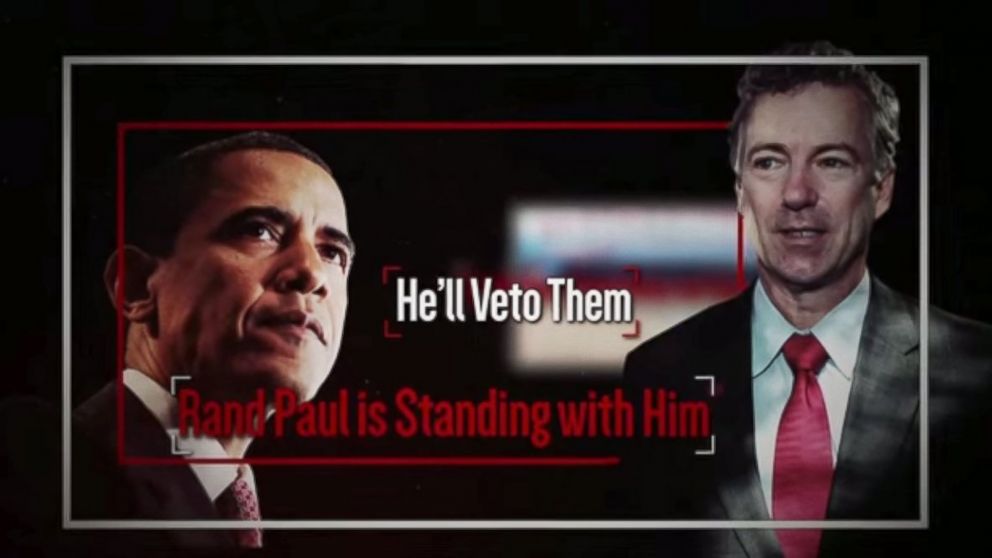 The Foundation for a Secure and Prosperous America says it's spending $1 million to air this ad attacking Rand Paul.