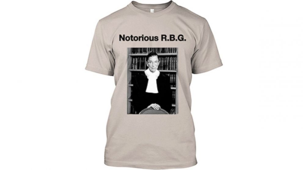 PHOTO: Fans of Ruth Bader Ginsburg made a Tumblr and designed t-shirts in honor of the associate Supreme Court Justice.