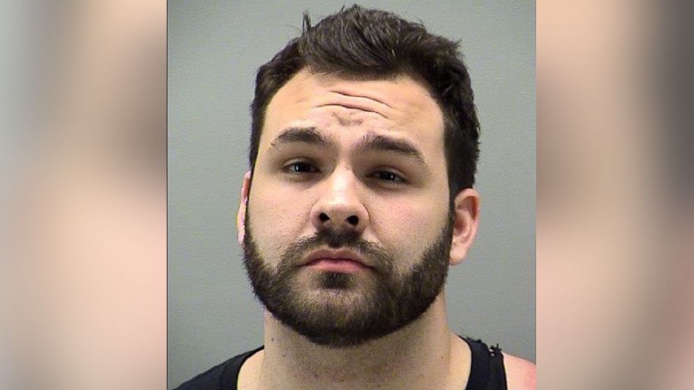 PHOTO: Thomas Dimassimo was arrested and charged with disorderly conduct and inducing panic after he allegedly tried rushing the stage at a Donald Trump rally in Ohio March 12, 2016.